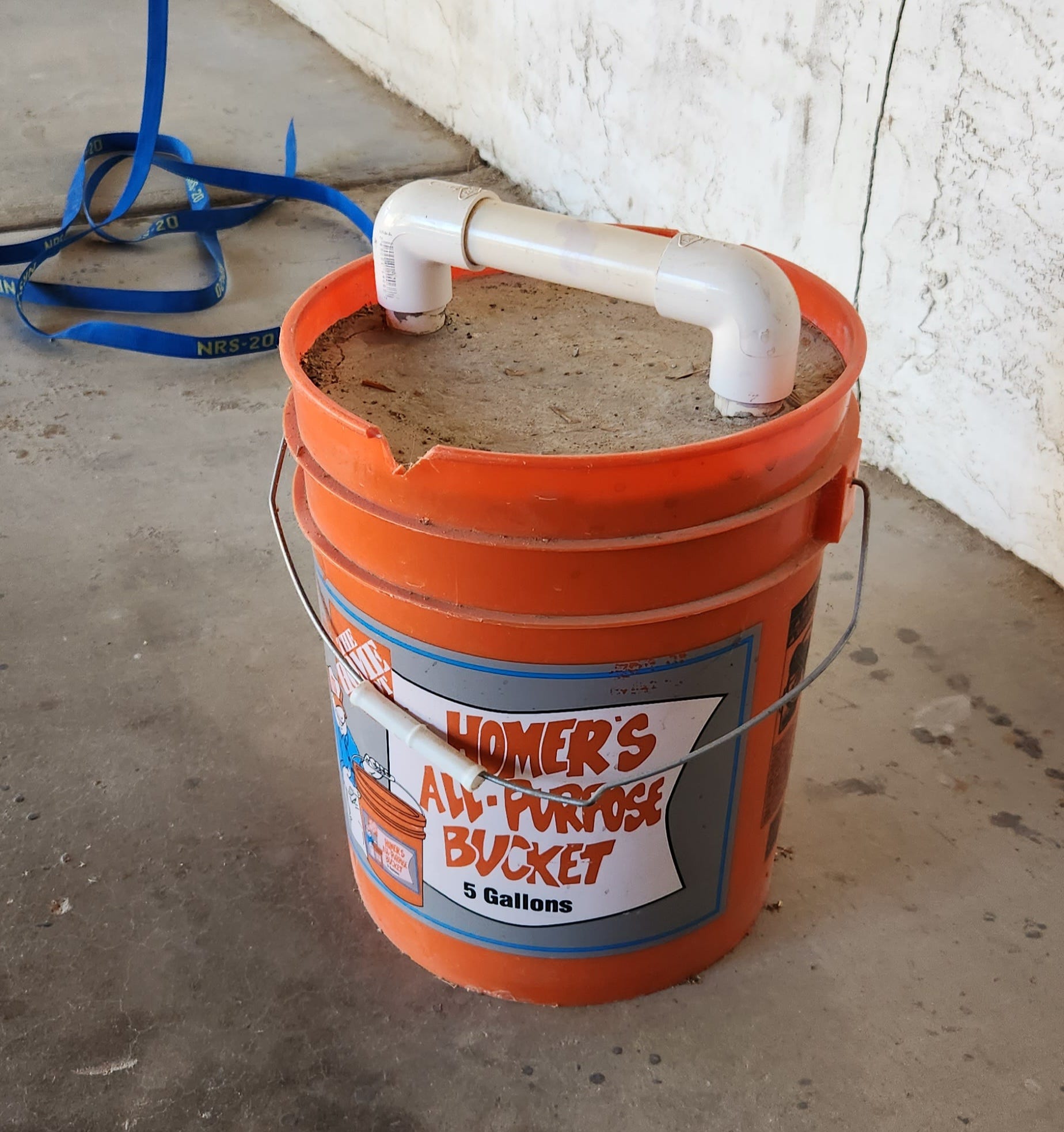 Home Depot's Homer Bucket has a picture of Homer holding a