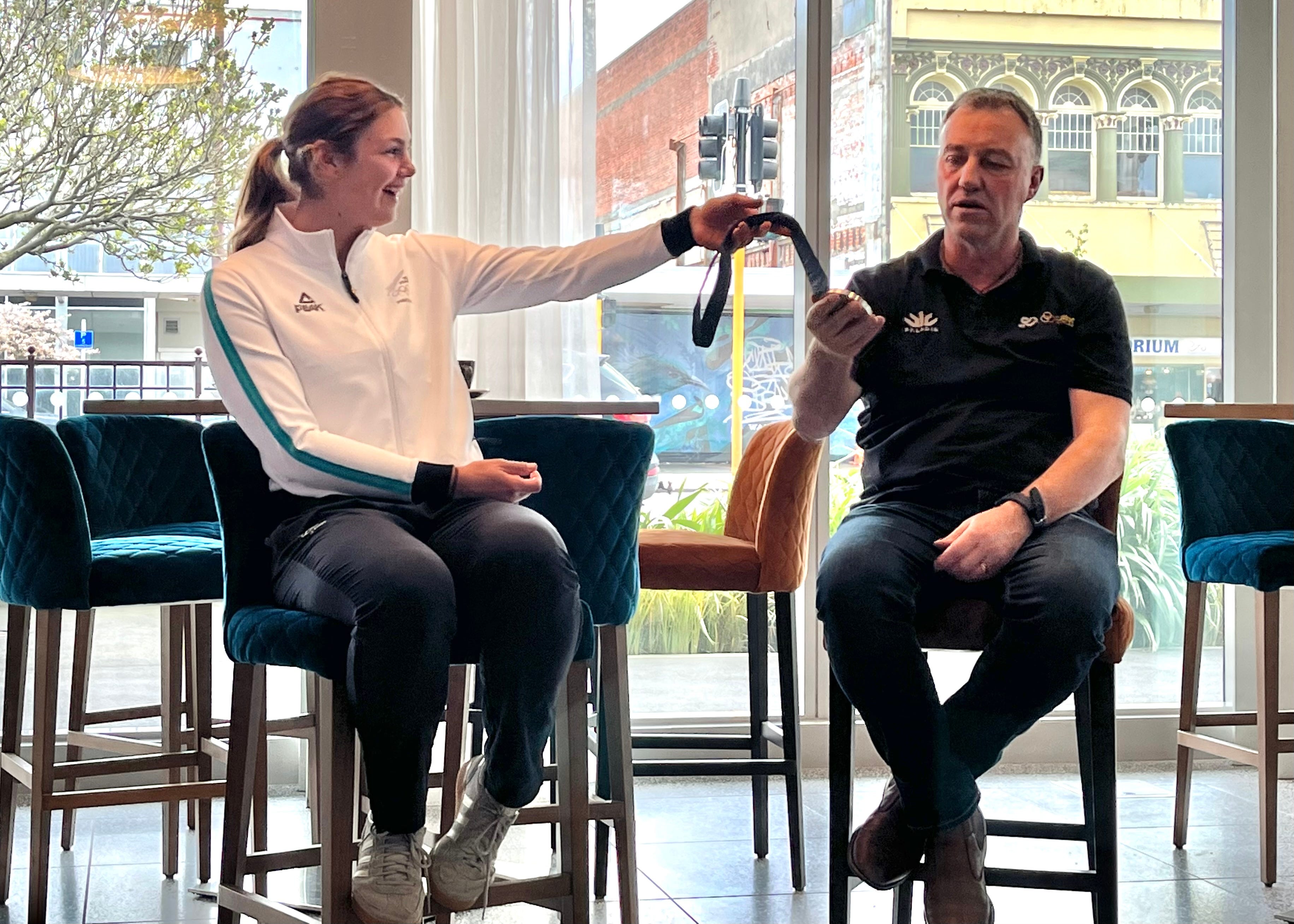 Olympian's special visit to share medal with Southland