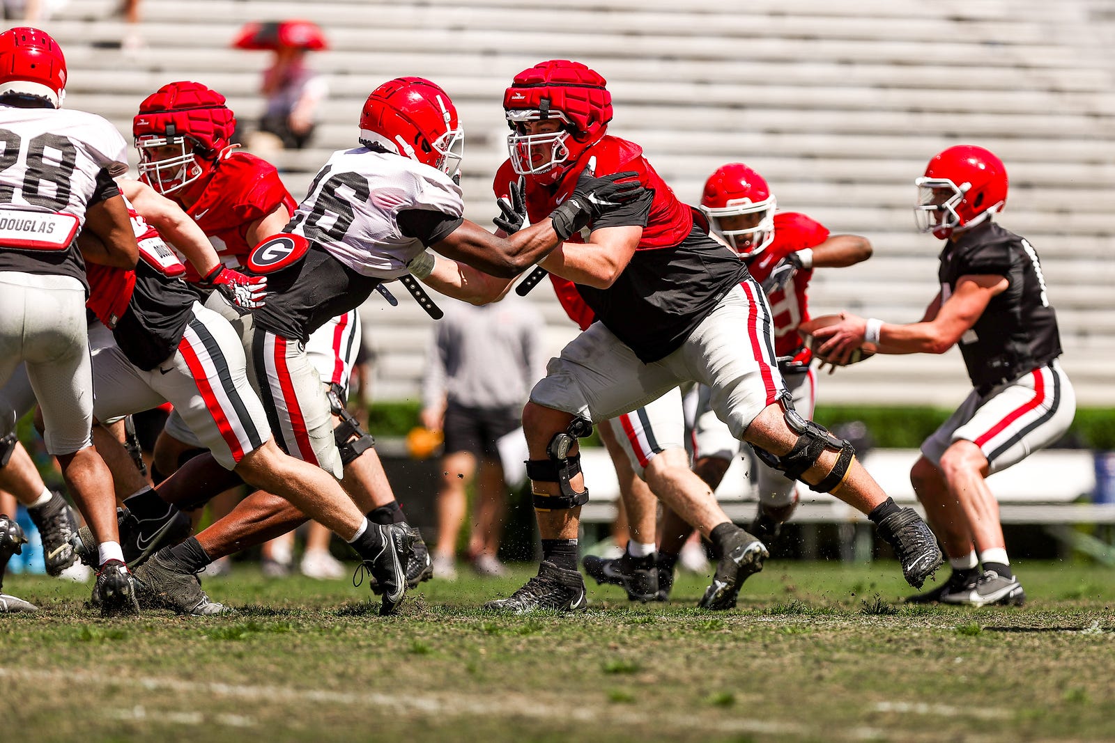 What to watch for with Georgia's offensive line in spring practice, Georgia Sports