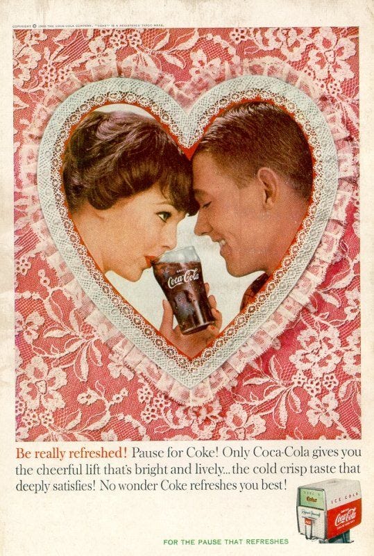 You are yummy, valentine - 1960's era vintage.  Retro valentines, Vintage  holiday cards, Vintage valentines