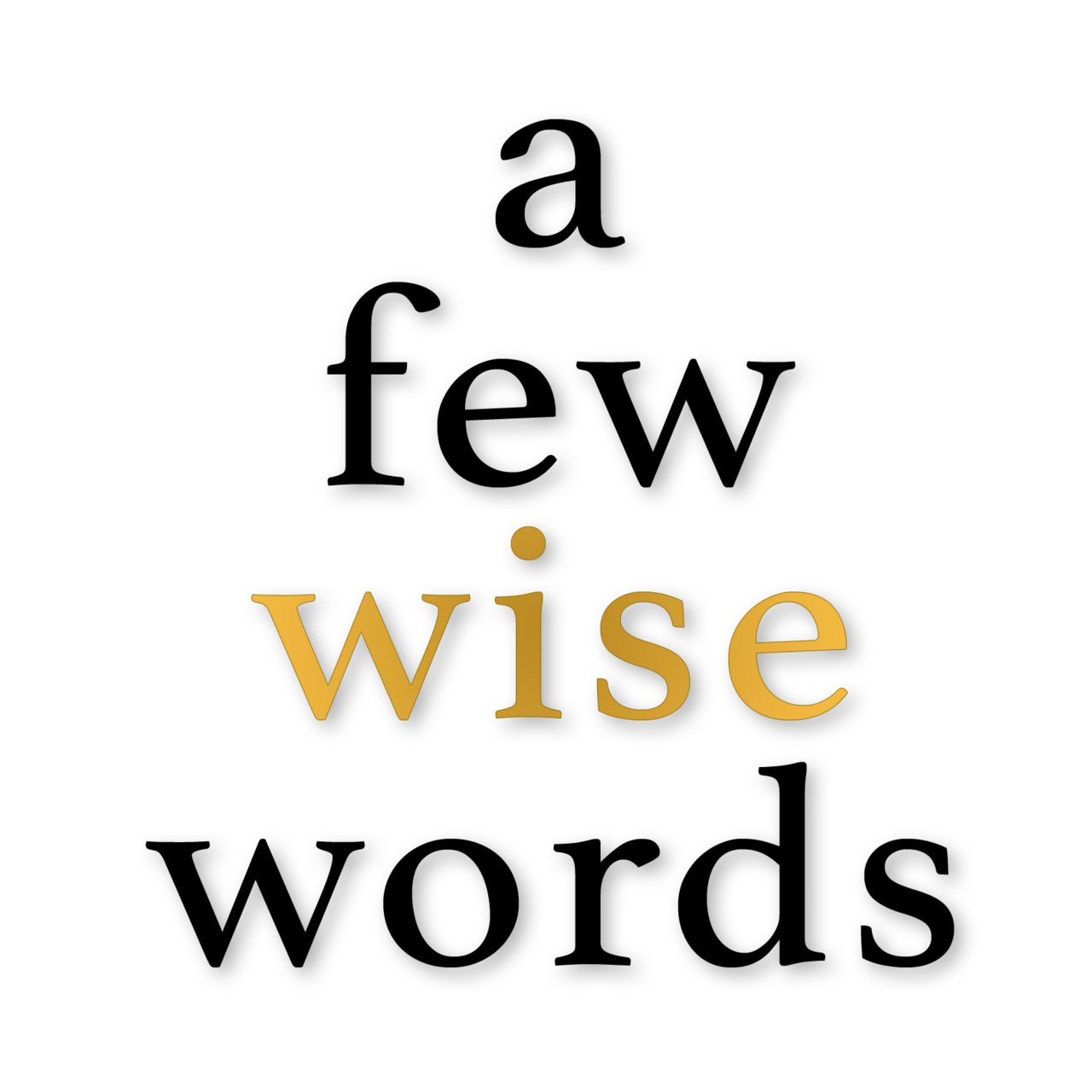 A Few Wise Words logo