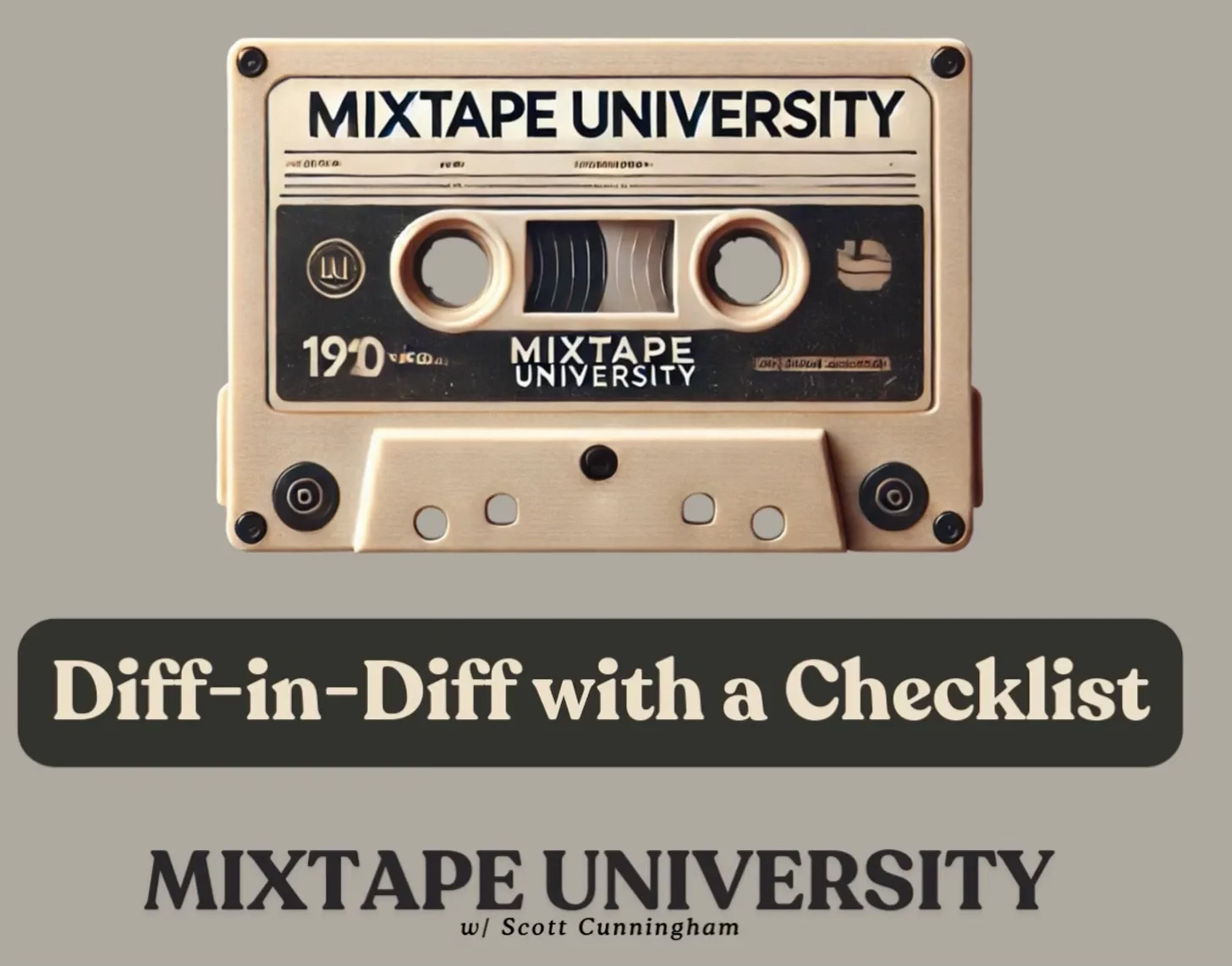 Mixtape University: Diff-in-diff with a checklist. Why Can't I Use an Already Treated Group as a Control?