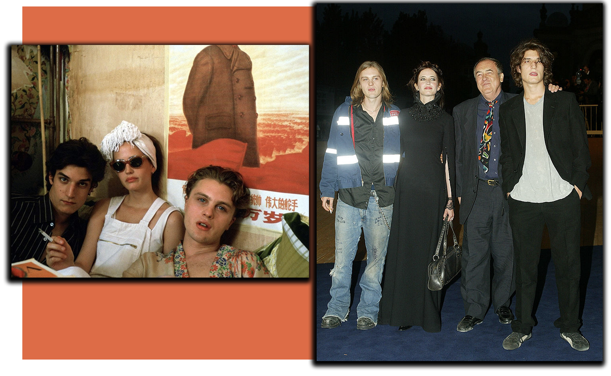 Eva Green with Louis Garrel and Michael Pitt, 'The Dreamers' Screening at  Venice Film Festival -Sept. 2003