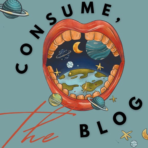 Consume, The Blog logo