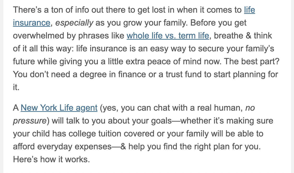 One way to stack for baby's future