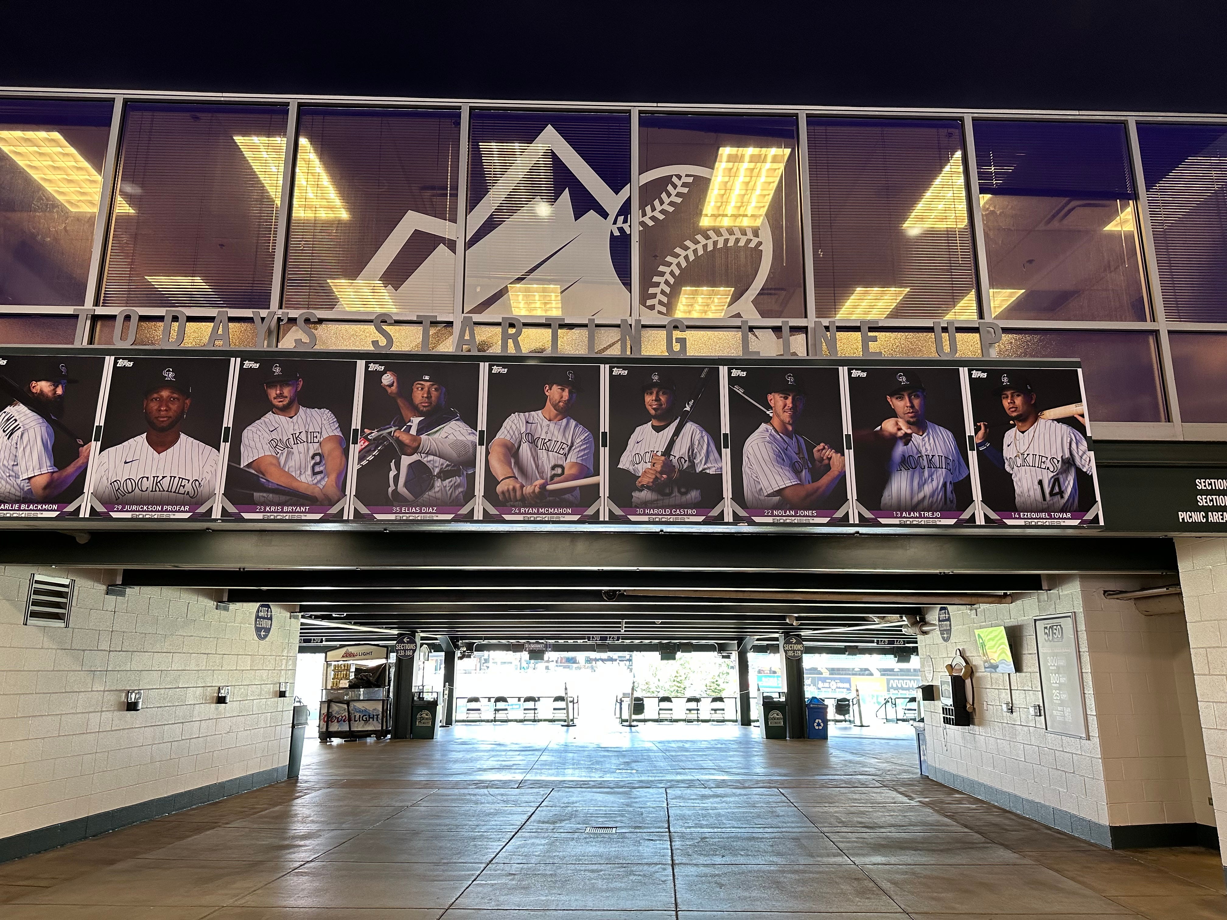 Colorado Rockies news: Playing fetch in a graveyard: Moving from the  infield to the outfield at Coors - Purple Row