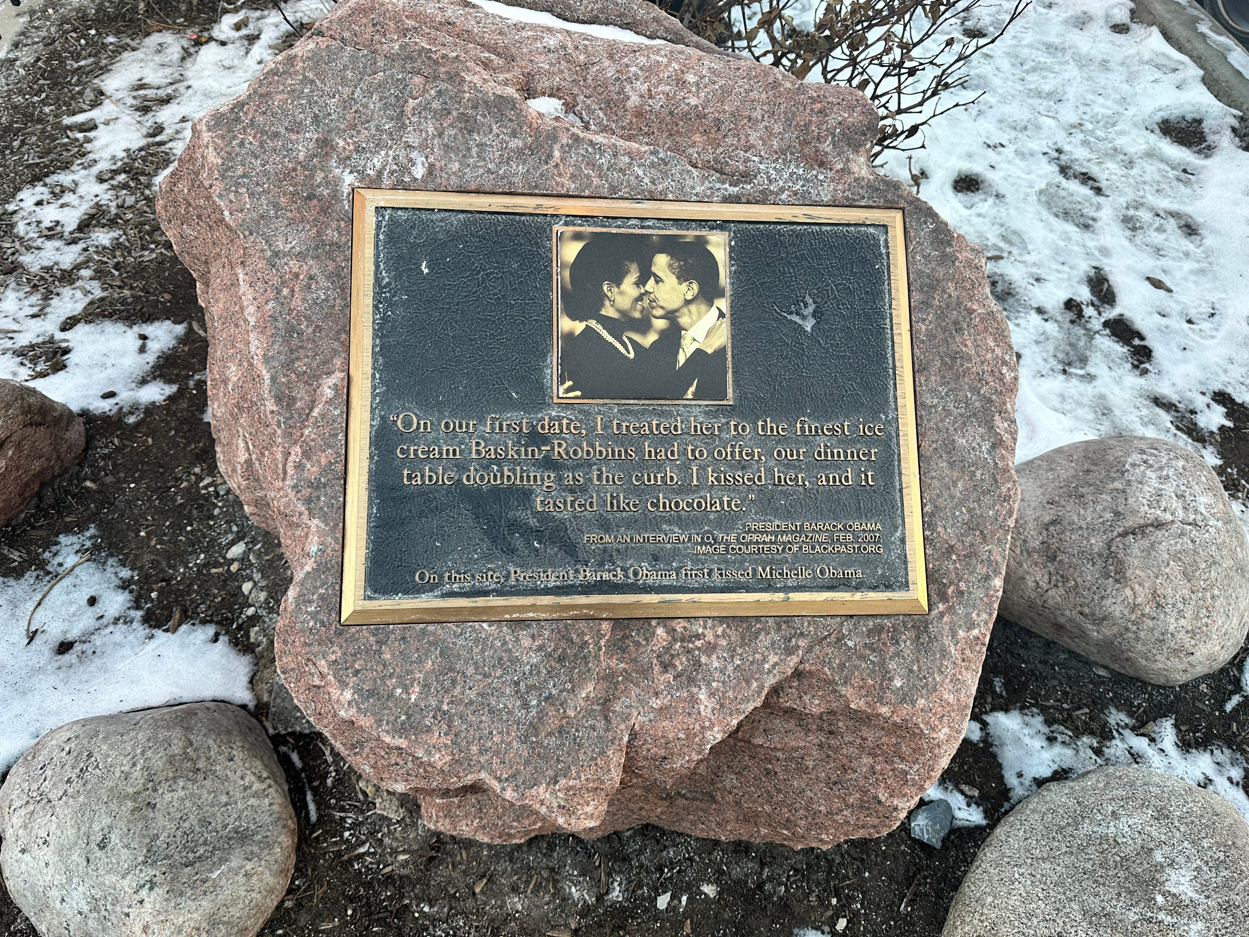 First Date Commemoration Plaque