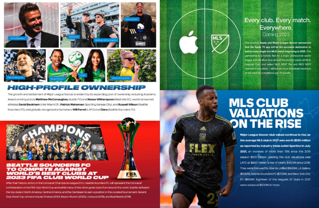Major League Soccer (MLS) is starting later thid month and clubs