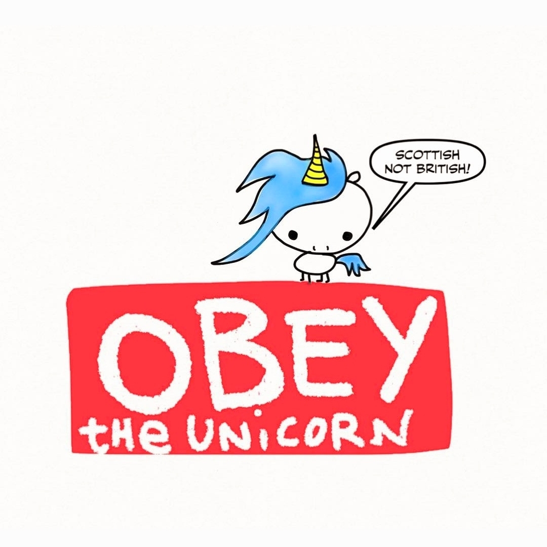 OBEY THE UNICORN logo