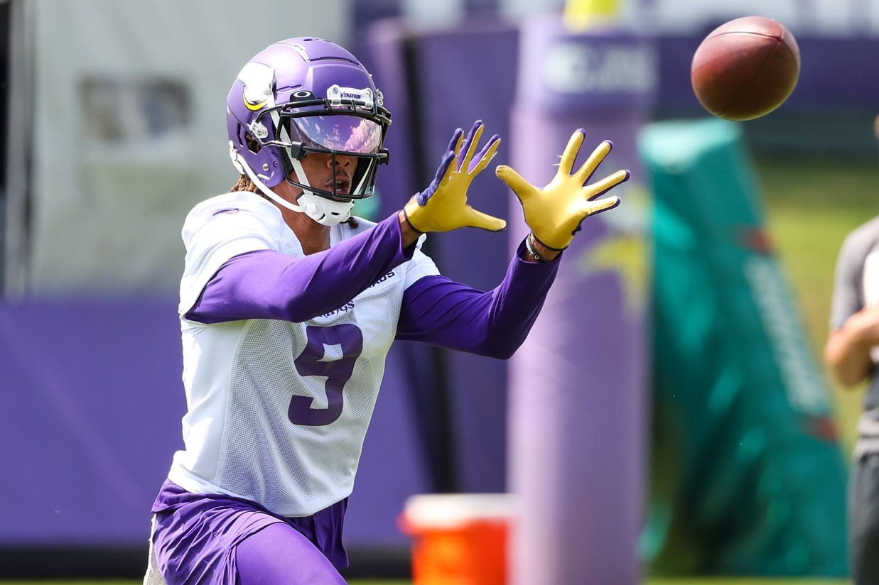 Andrew Booth Jr. Impresses At Minnesota Vikings Camp.