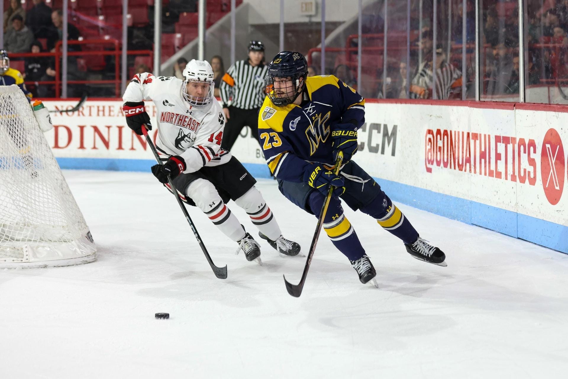 Second period woes doom Merrimack in 5-3 loss at Northeastern