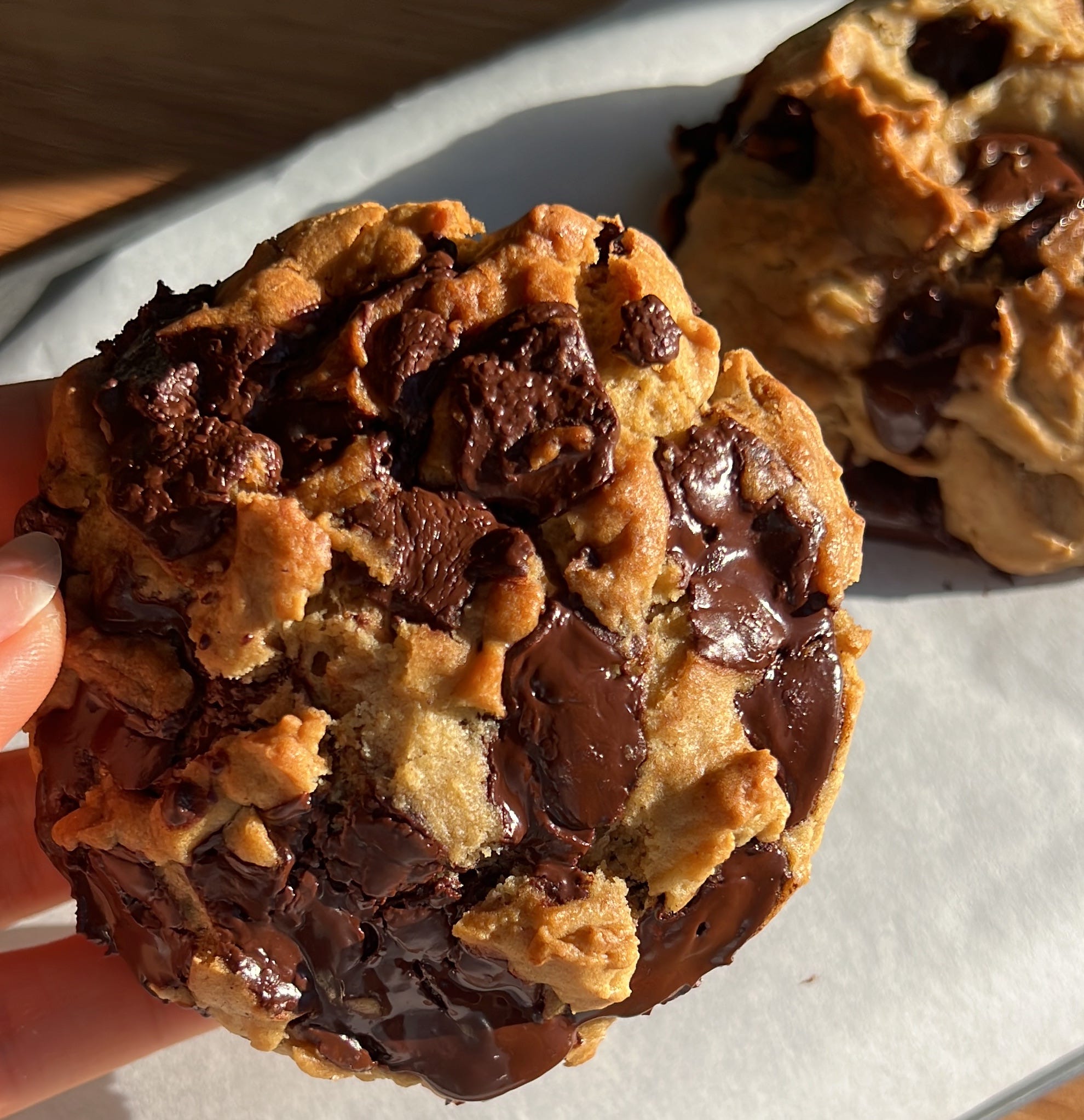 Brown Sugar Chocolate Chip Cookies - Dessert for Two