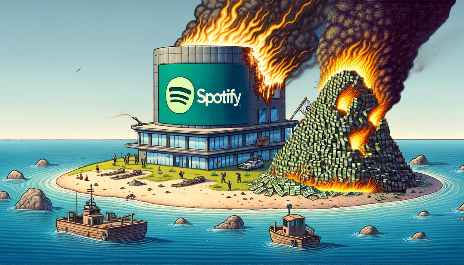 The Illegal Rise of Spotify 