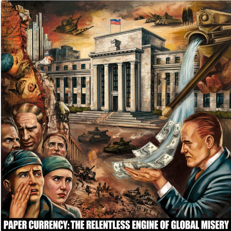 Fiat Currency: Driving 90% of Wars, Poverty, Global Strife 