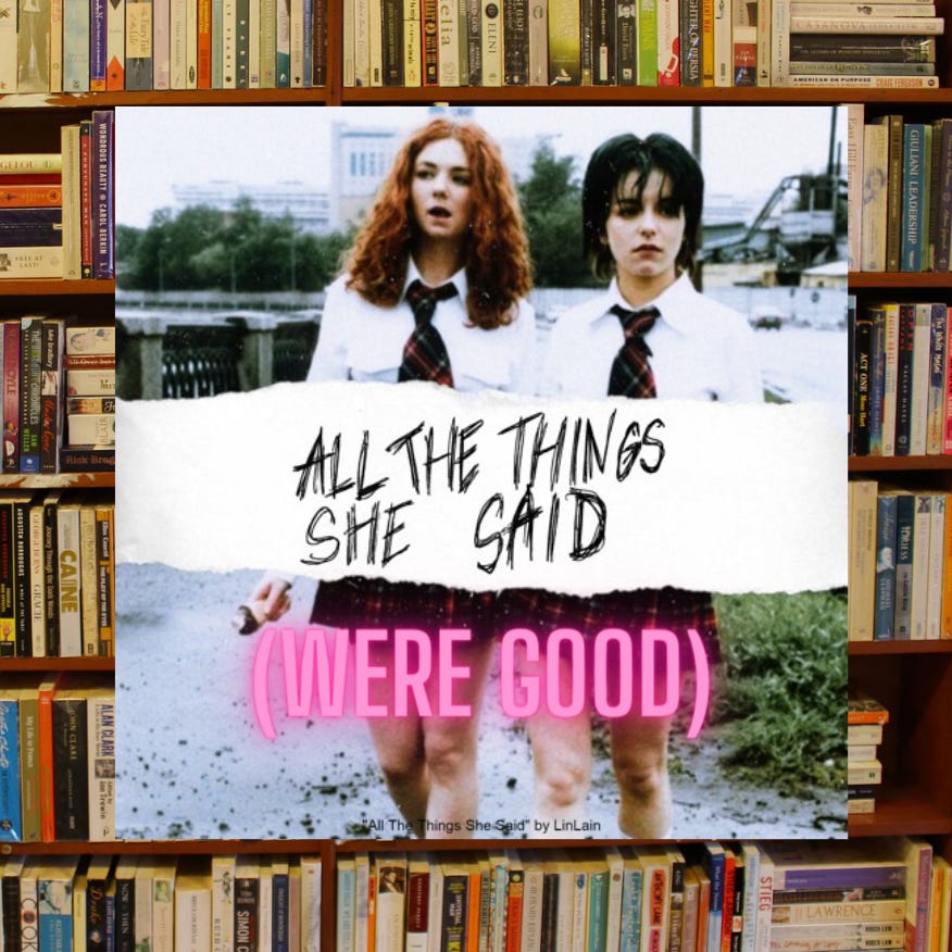 all the things she said (were good) 📚 logo