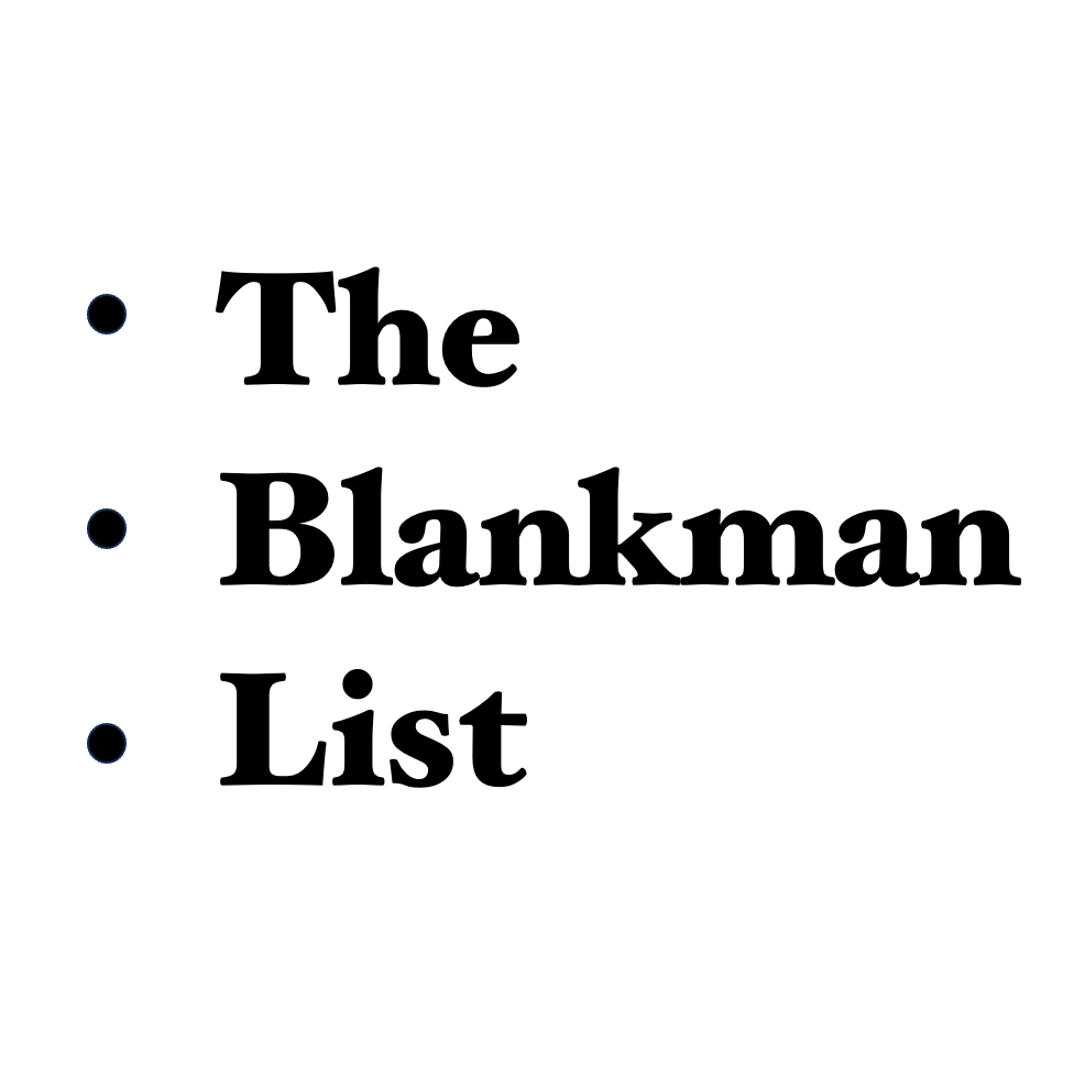 The Blankman List: Things to Do in NYC