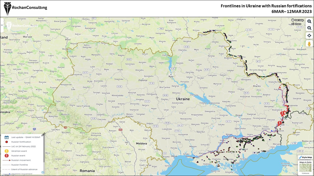 Ukraine Conflict Monitor, 06 March – 12 March 2023 (Weekly update)