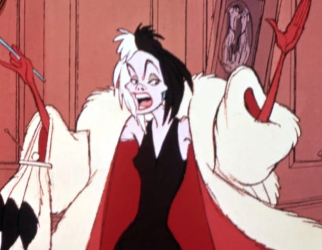 What Does Cruella de Vil Want? It's Hard to Explain