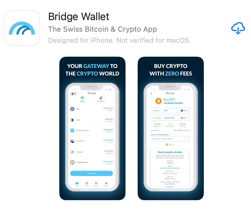 Bridge wallet app