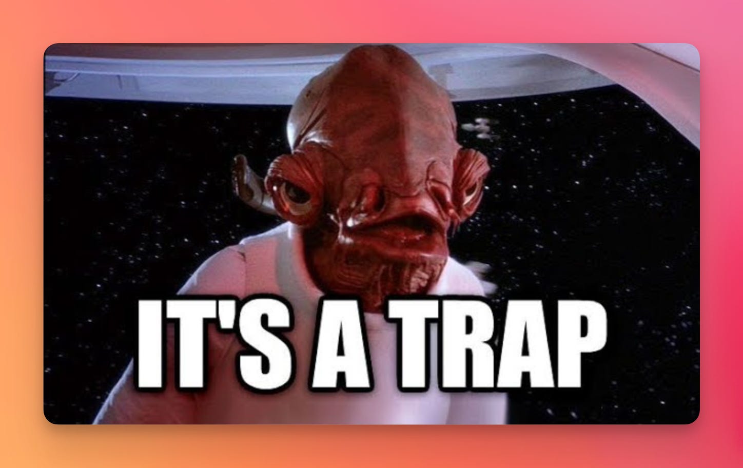 You're not competing against who you think you are