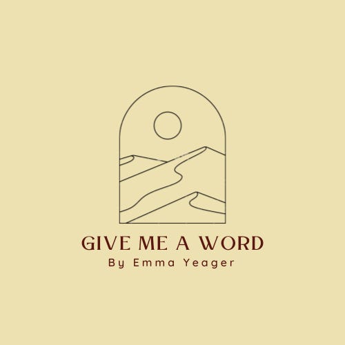 Artwork for Give Me a Word