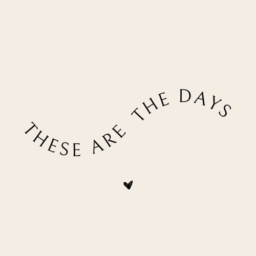 Artwork for These Are The Days