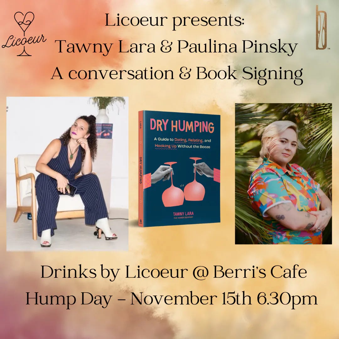 Book Tour Info - by Tawny Lara - Beyond Liquid Courage