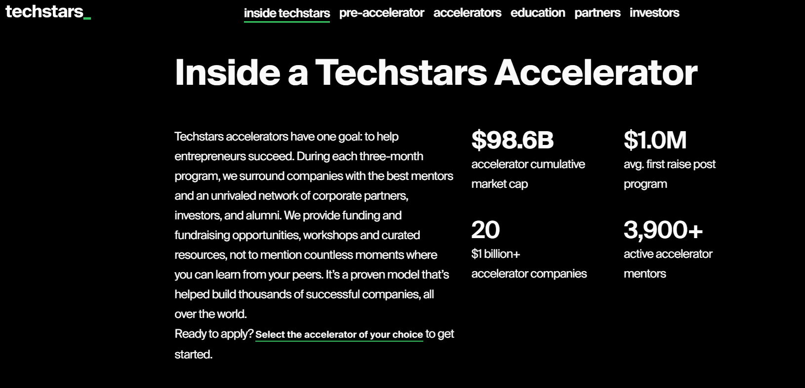 Excelling Science Accelerators: The Do's and Don'ts of Incubation and  Acceleration Learning from the Best Worldwide