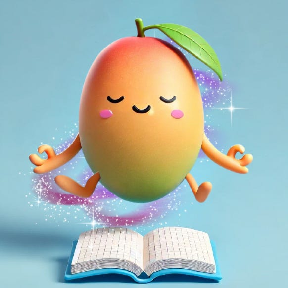 Meditating Mango logo