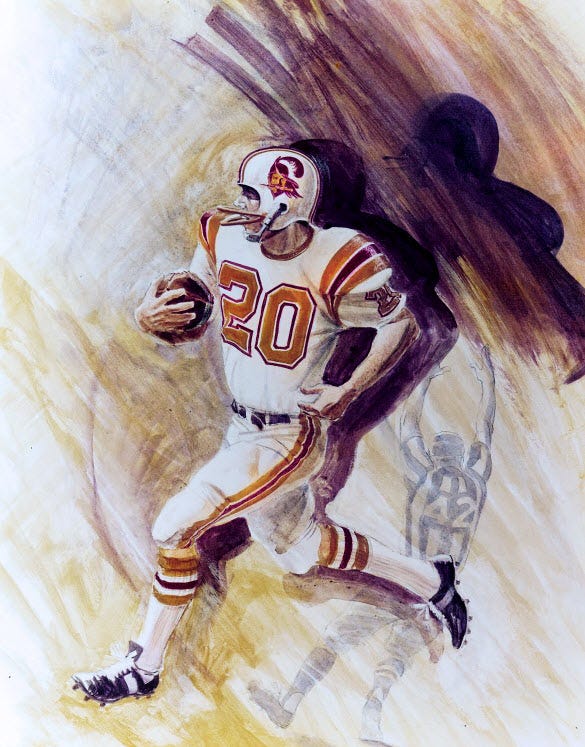 The Buccaneers' old creamsicle uniforms are beautiful. Shut up