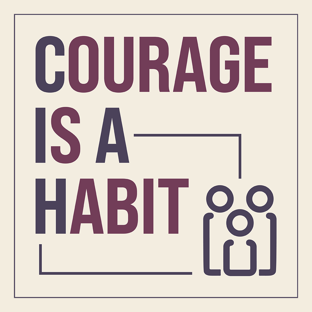 Courage Is A Habit Substack logo