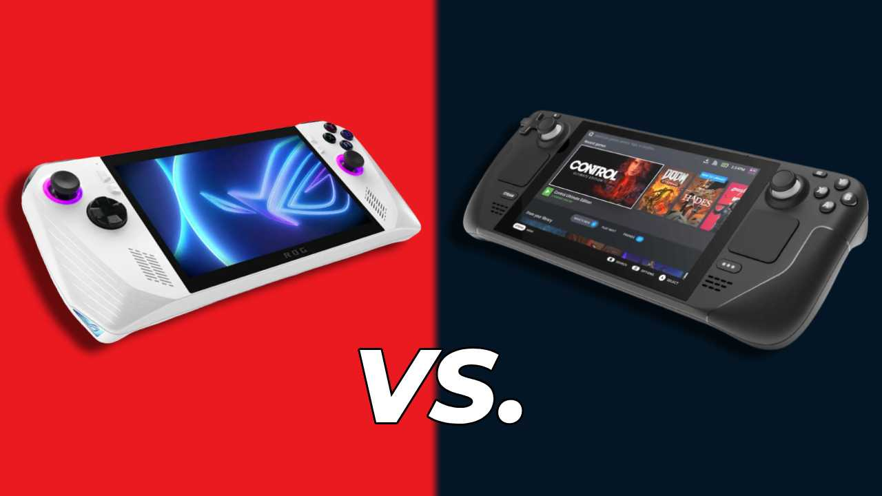 Steam Deck vs Asus ROG Ally: Which is the better handheld gaming PC?