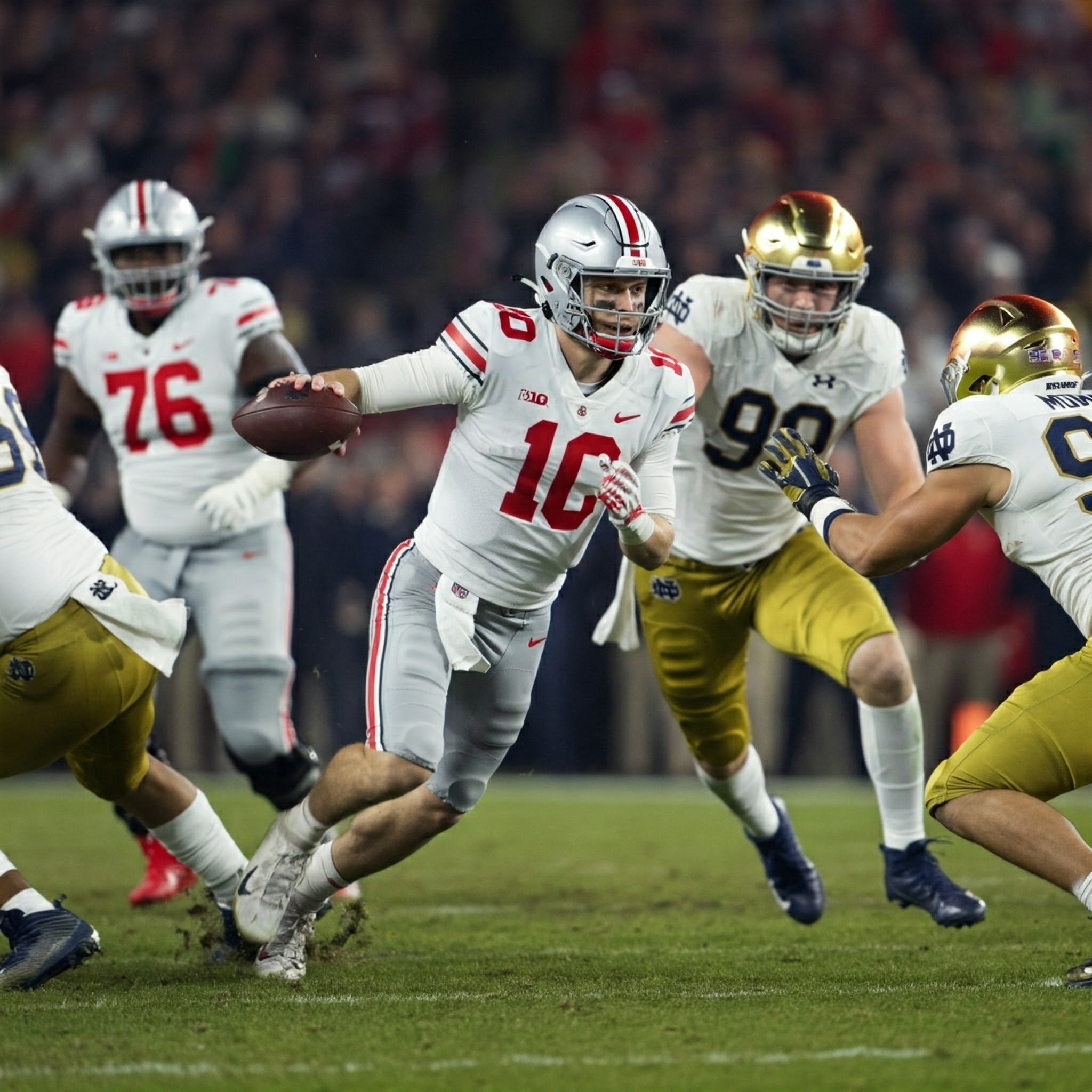 Ohio State (OSU) (6) vs. Notre Dame (5) CFB Championship 2025 Prediction