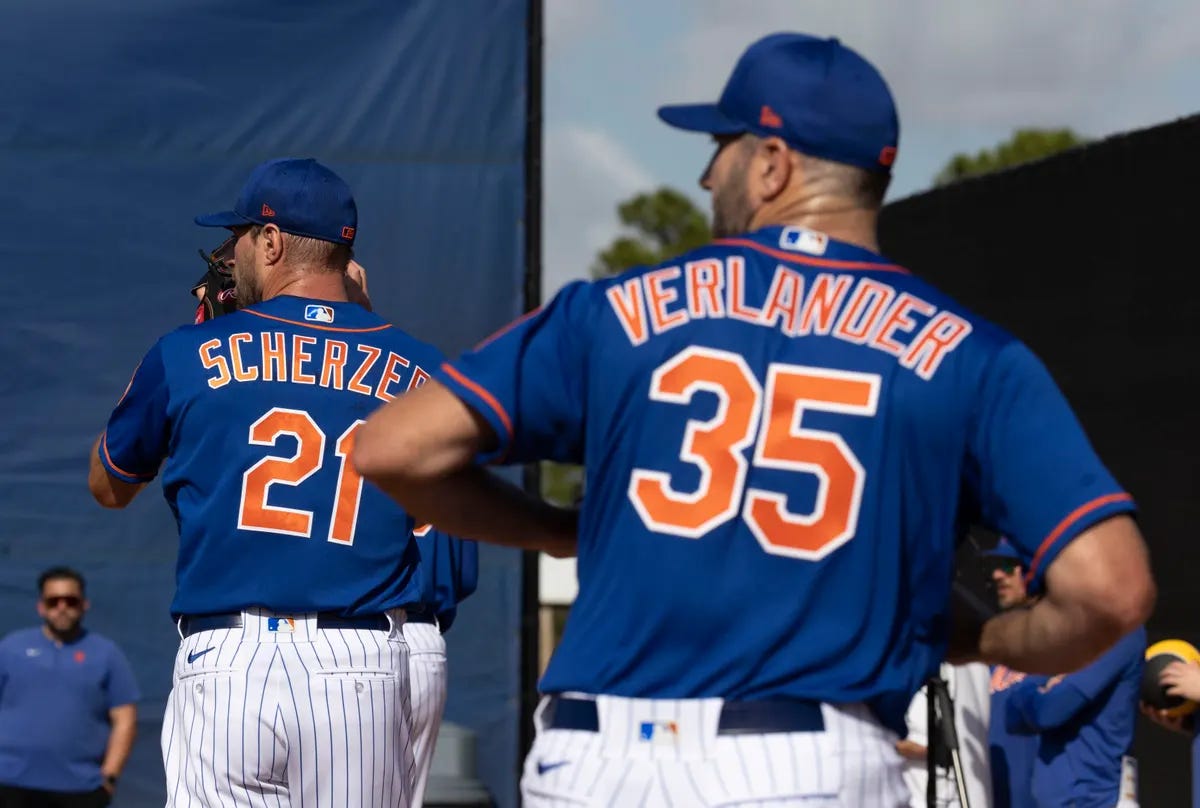 Official new York Mets Max Scherzer & Justin Verlander Homage