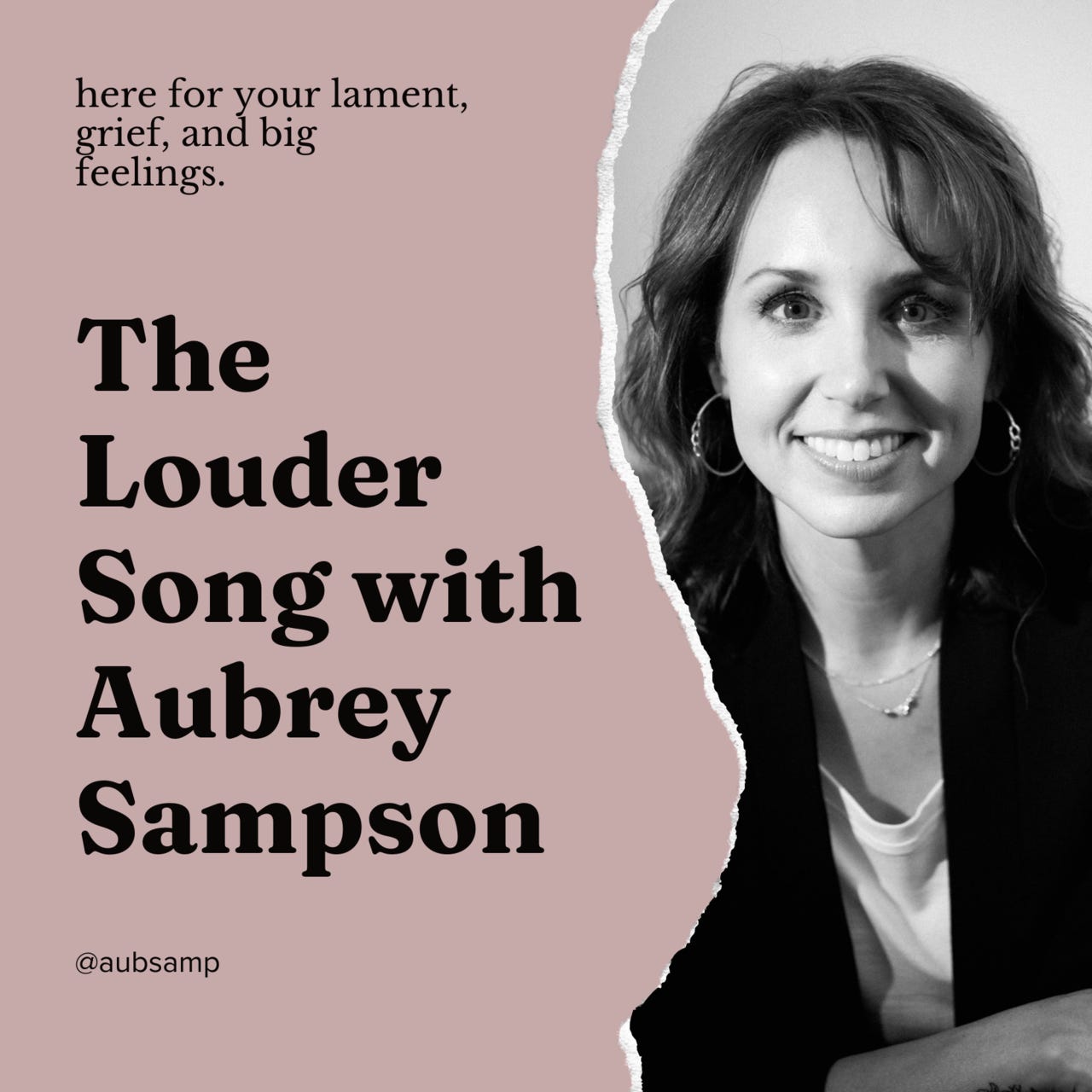 "The Louder Song" with Aubrey Sampson logo