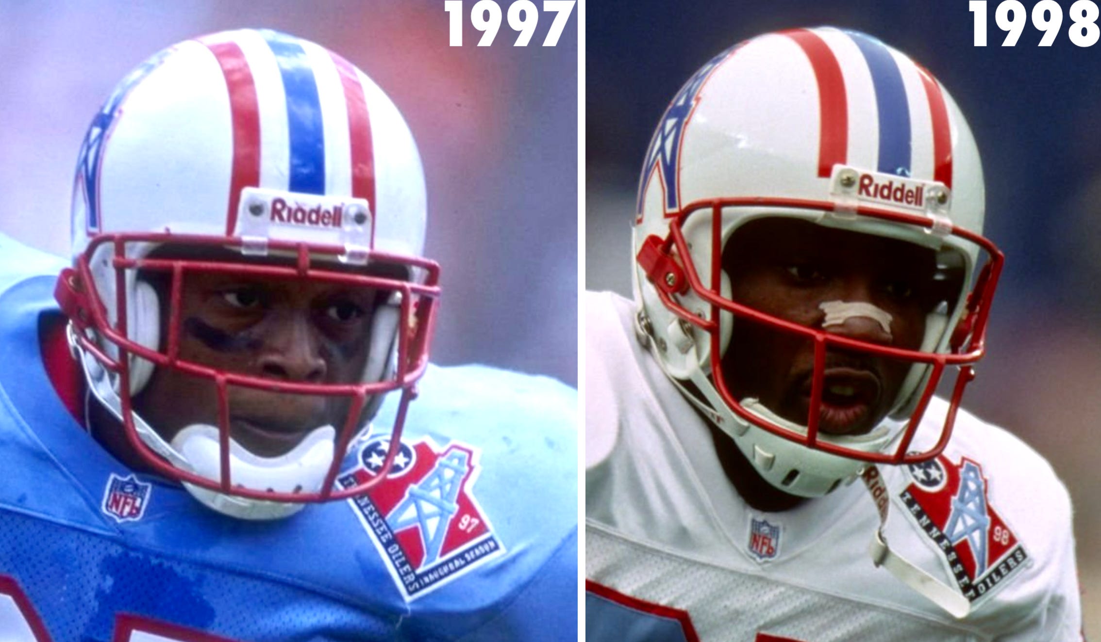 Tennessee Titans debut throwback Houston Oilers uniforms