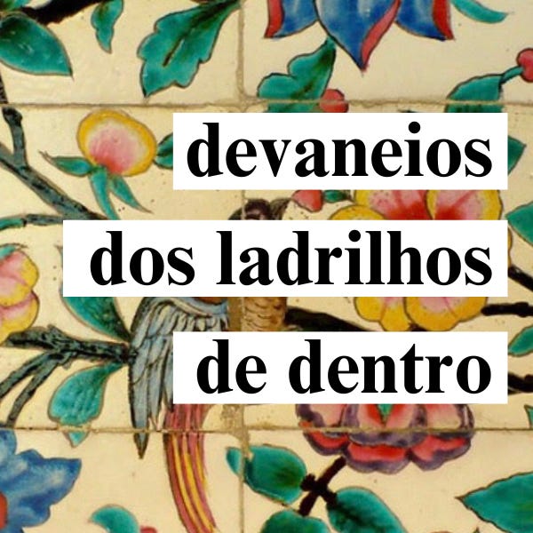 devaneios dos ladrilhos de dentro