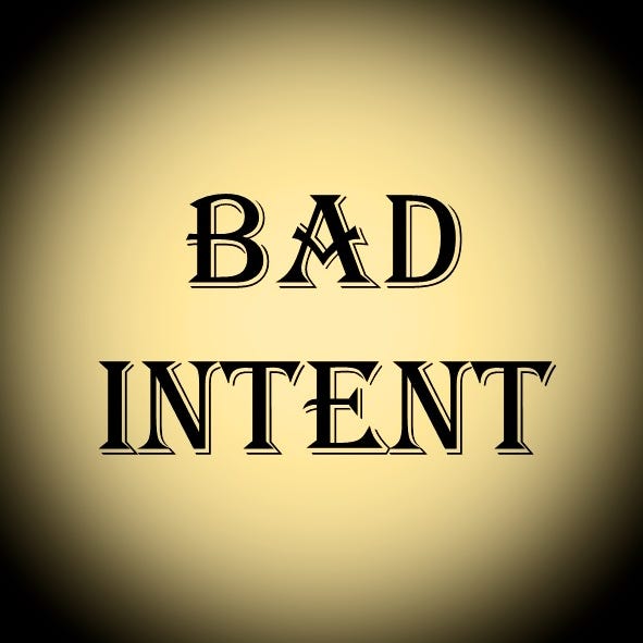 Bad Intent logo