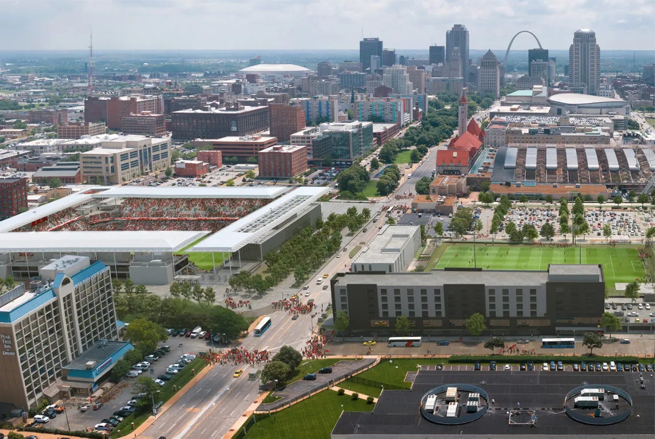 Photos: Fans get first look at St. Louis City SC's CityPark MLS