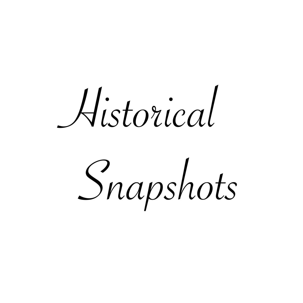 Artwork for Historical Snapshots
