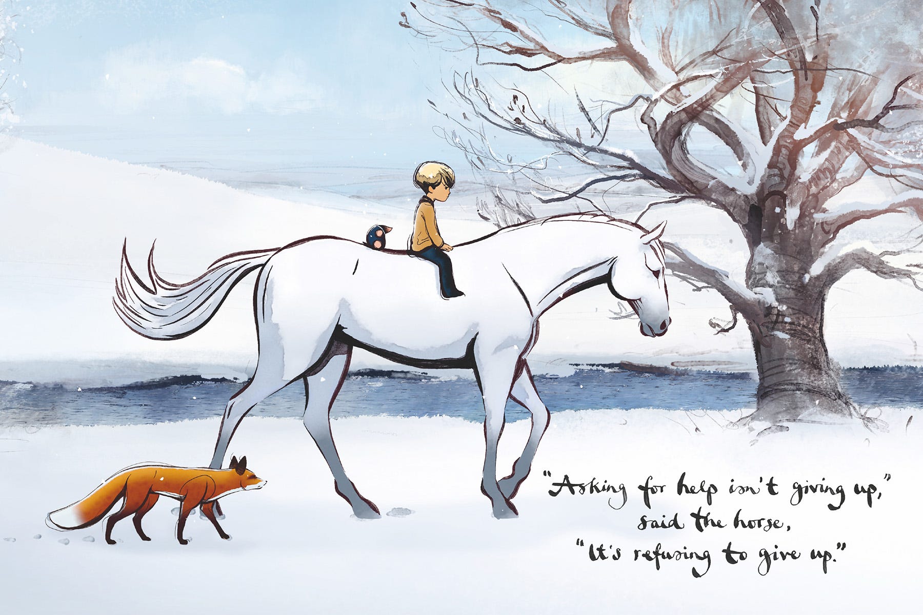 The Boy, the Mole, the Fox and the Horse: A Lifeline for You