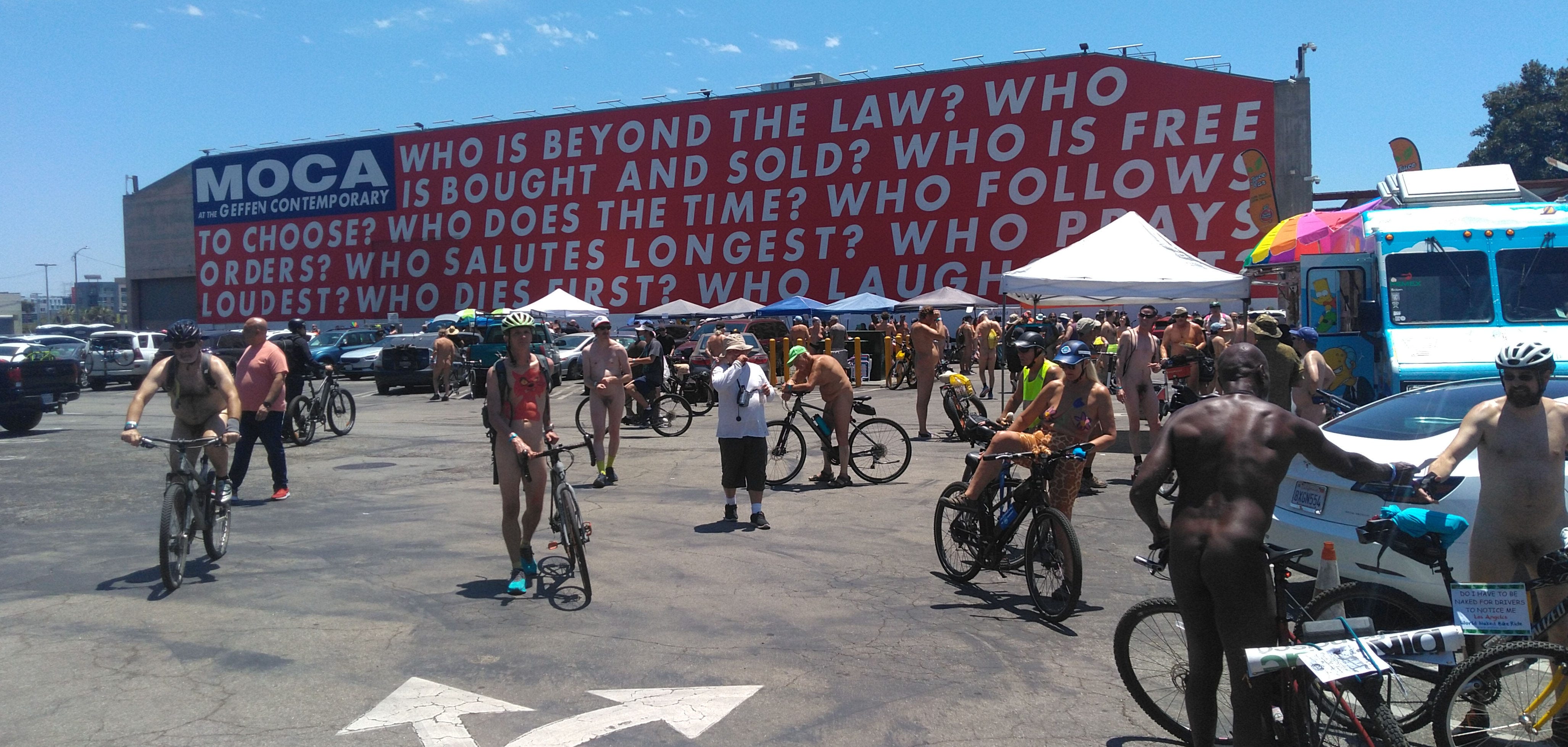 World Naked Bike Ride - L.A. 2023 - by Fred