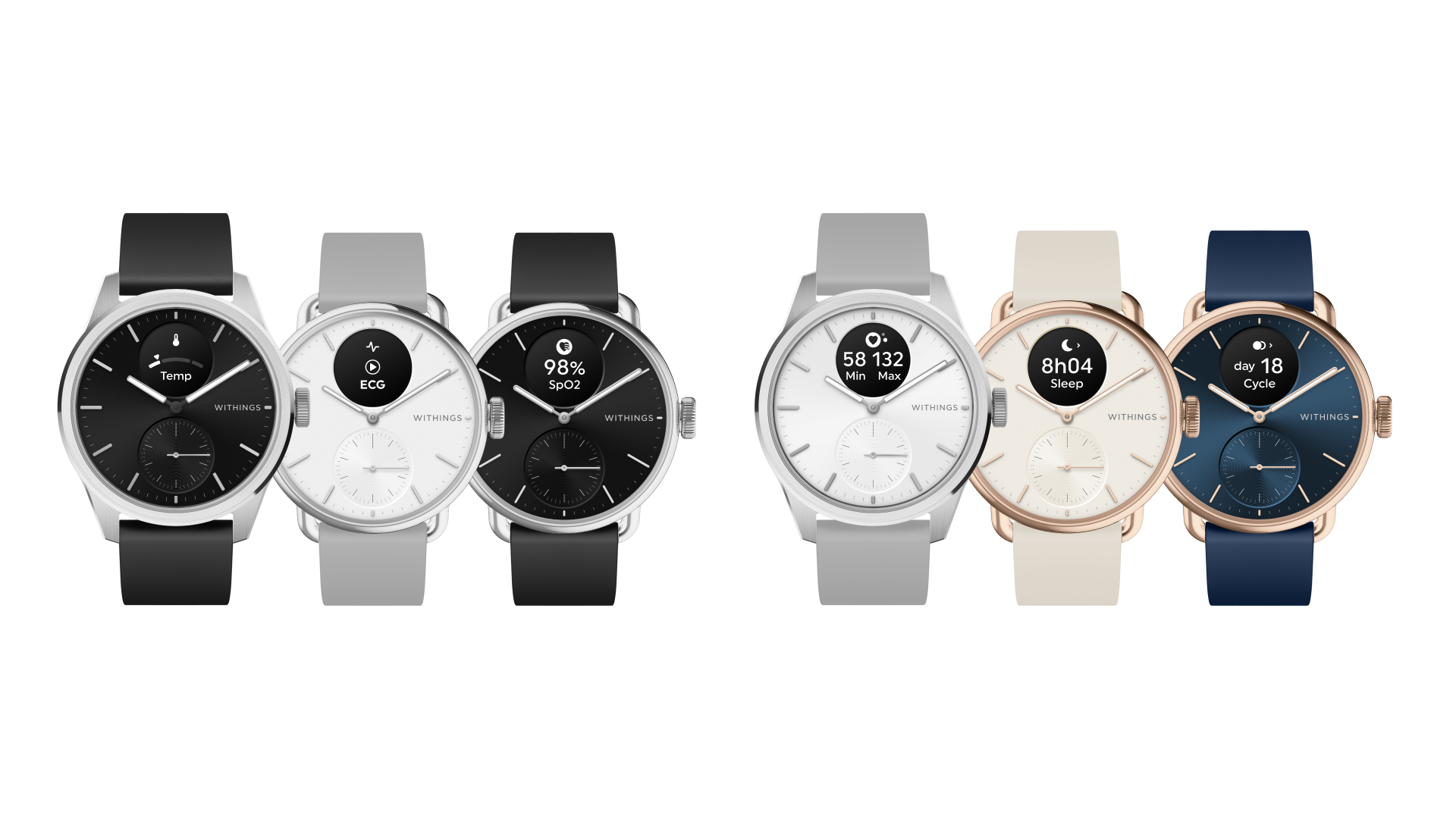 Withings ScanWatch 2 unveiled with ECG, skin temperature sensor