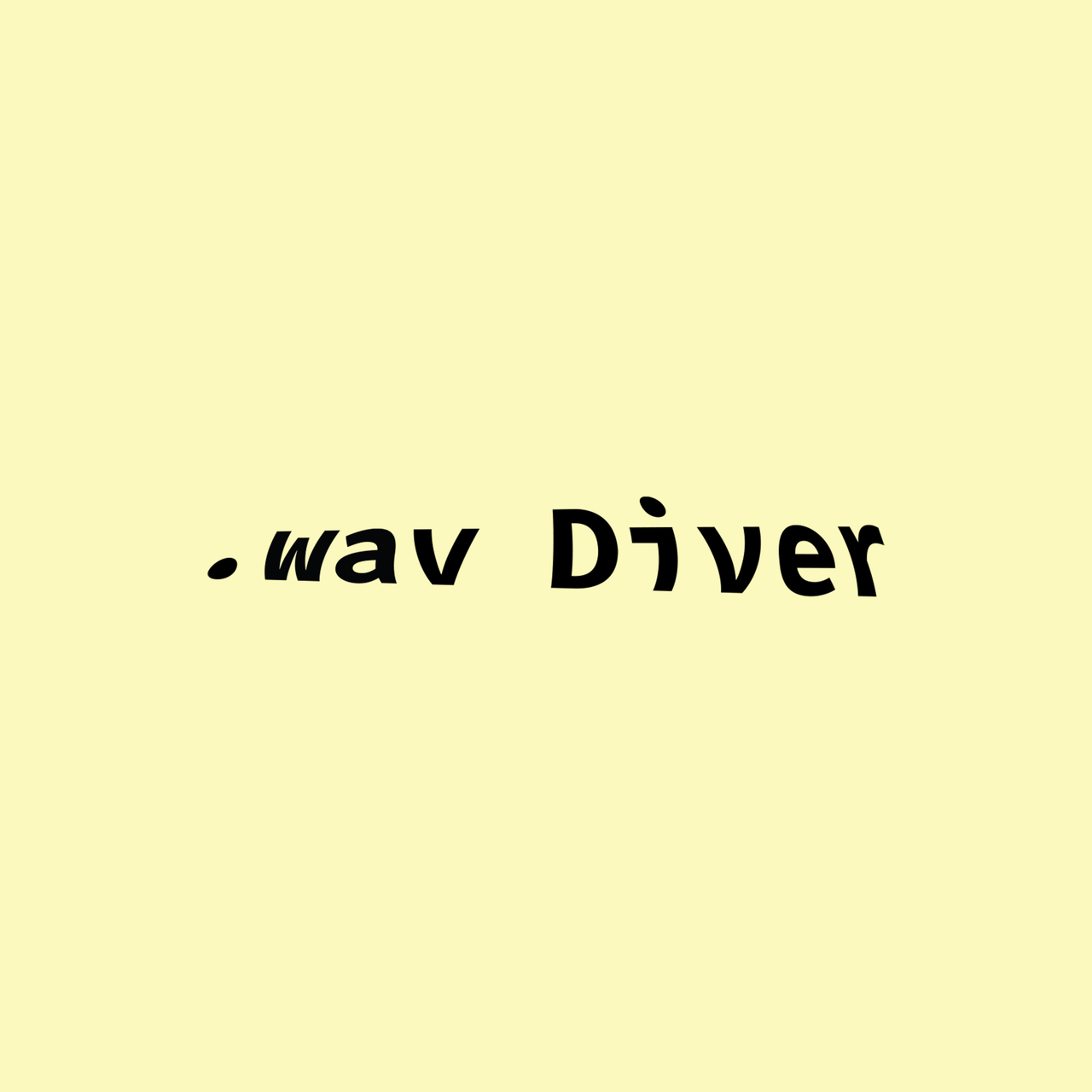 Artwork for Wav Diver 