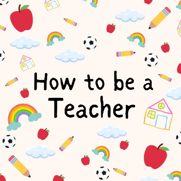 How To Be A Teacher logo