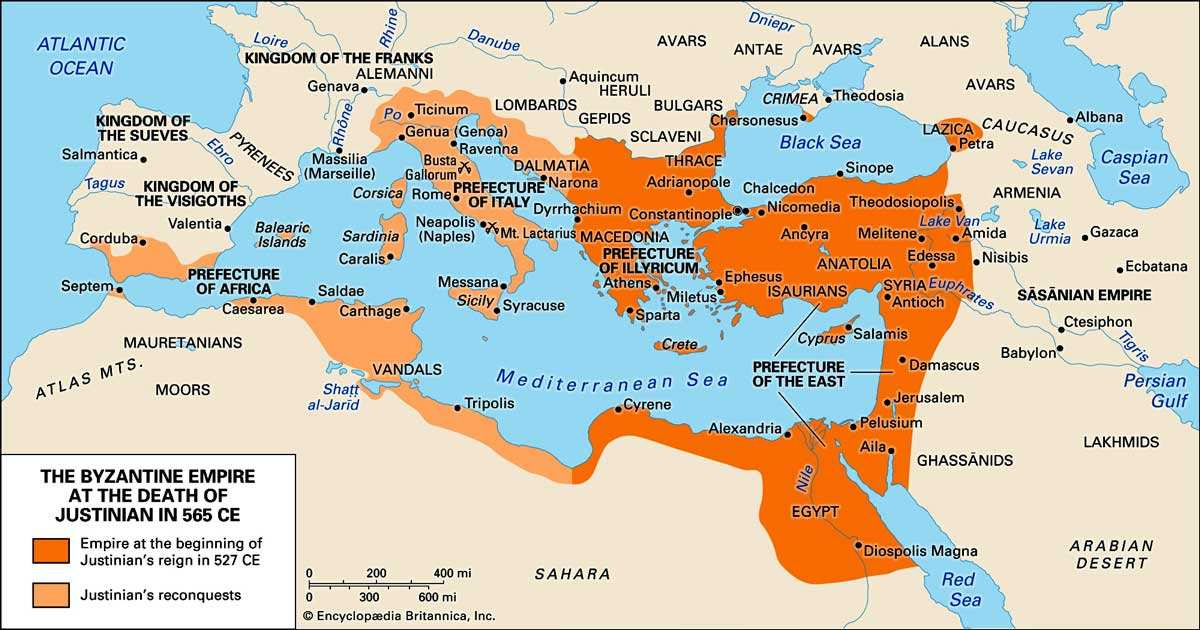 The Byzantine Empire in the Early Middle Ages