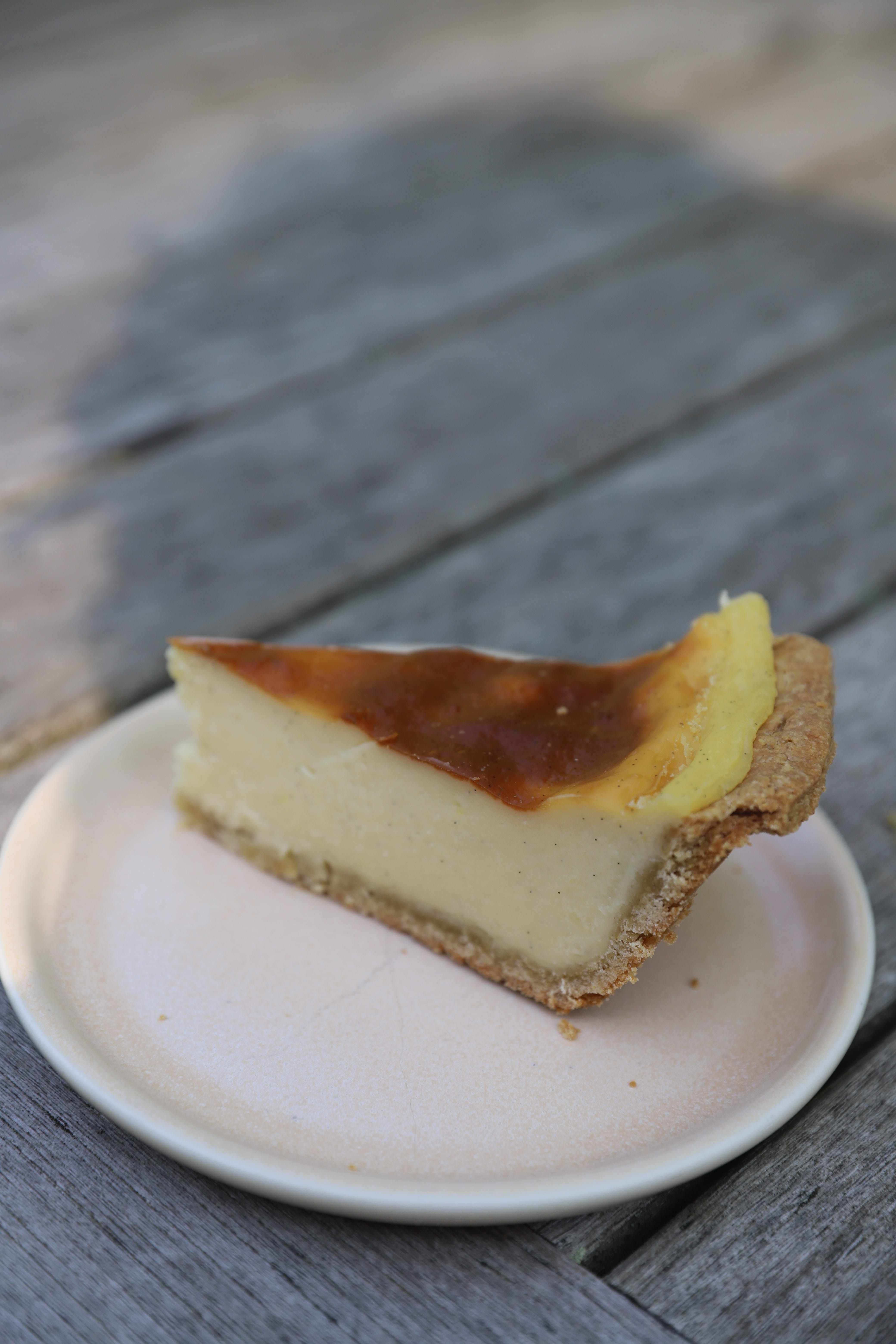 Classic French Sweet Flan Patissier In Baking Pan. Stock Photo by