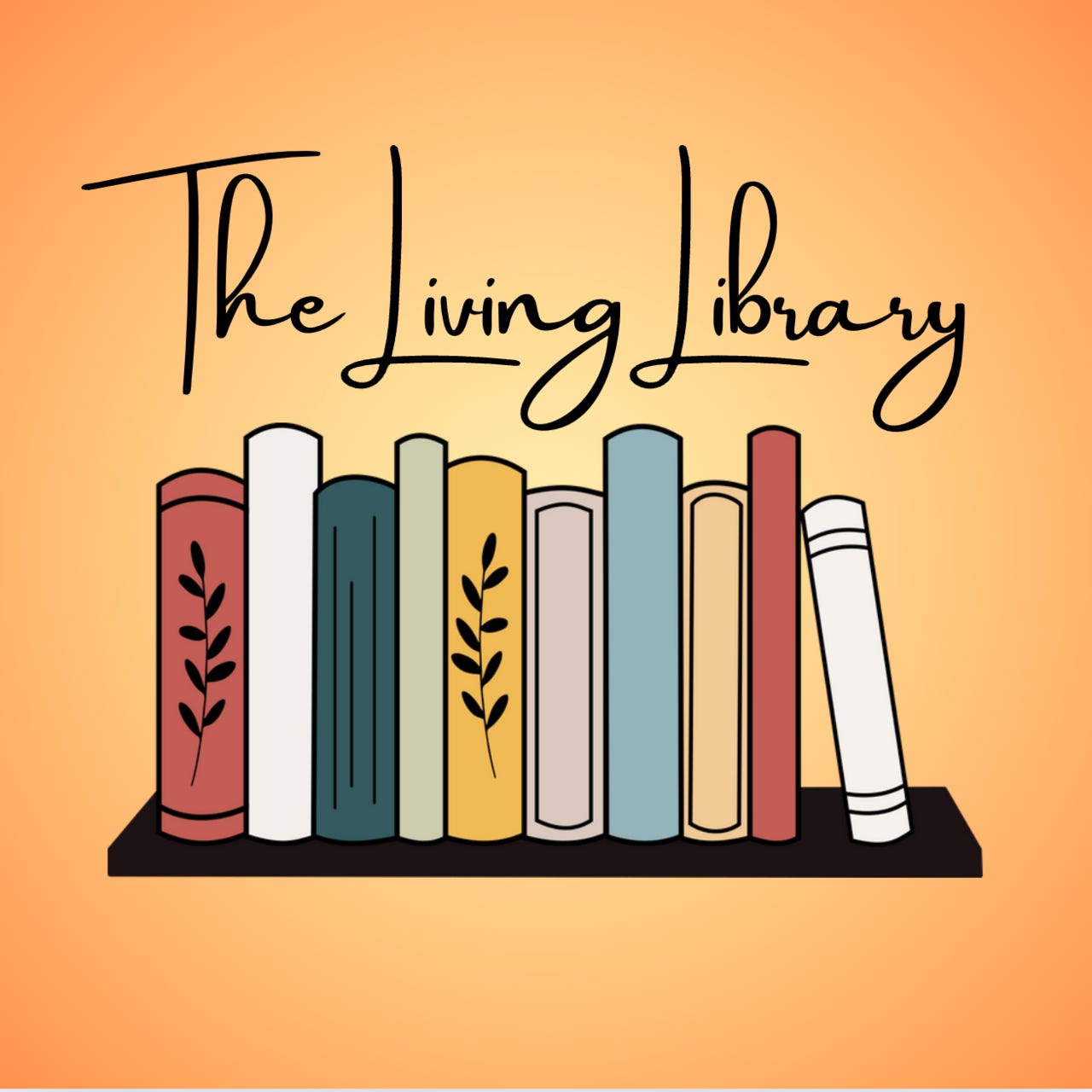 The Living Library logo