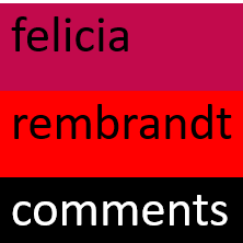 Artwork for felicia rembrandt comments