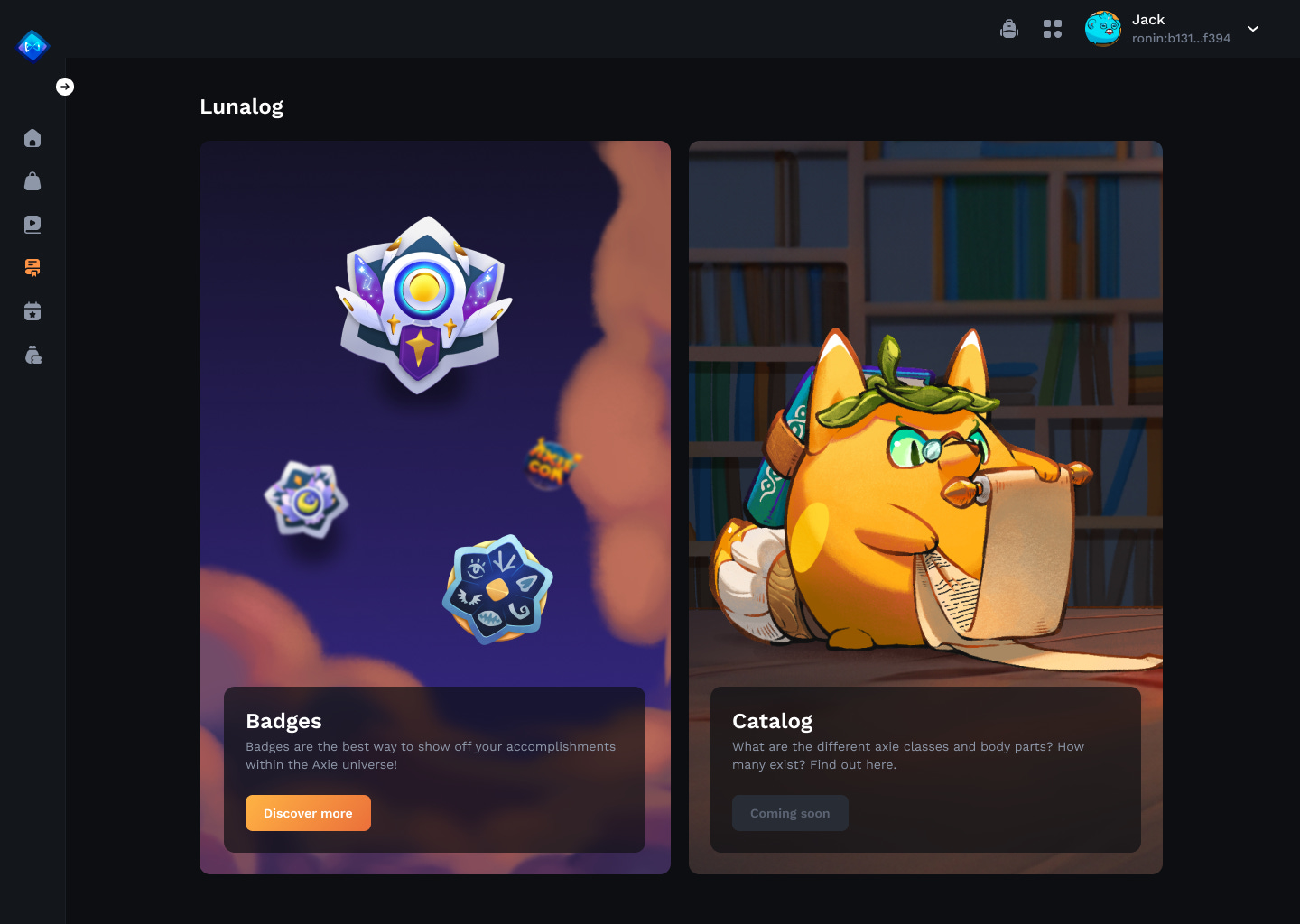 Introducing Lunalog: Axie Infinity's All-in-One Game Info Hub 